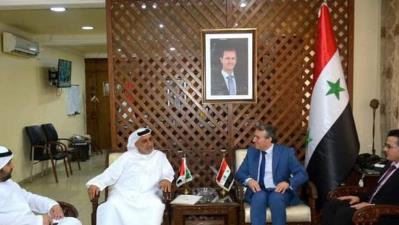 بررسی افزایش همکاری‌های سوریه و امارات در زمینه صنعت و سرمایه گذاری