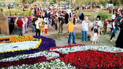 استقبال بی نظیر از غرفه سوریه در نمایشگاه بین المللی گل و گیاه بغداد